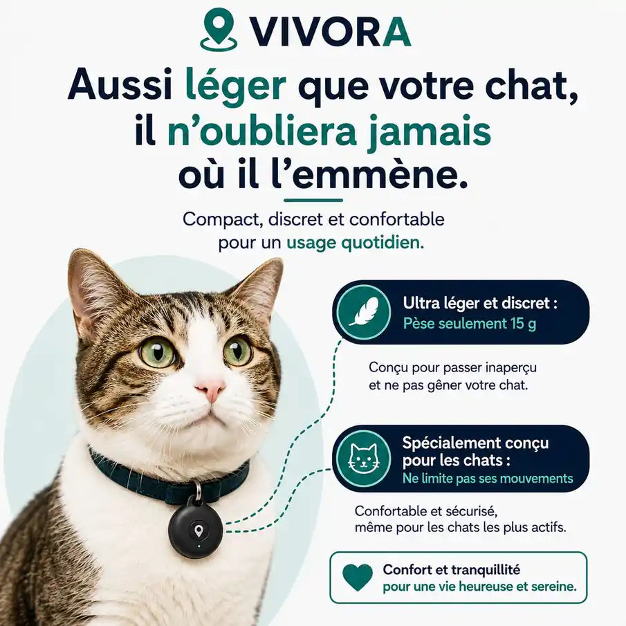 Traceur GPS pour chat – sans abonnement