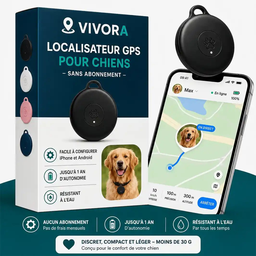 Traceur GPS pour chien – sans abonnement