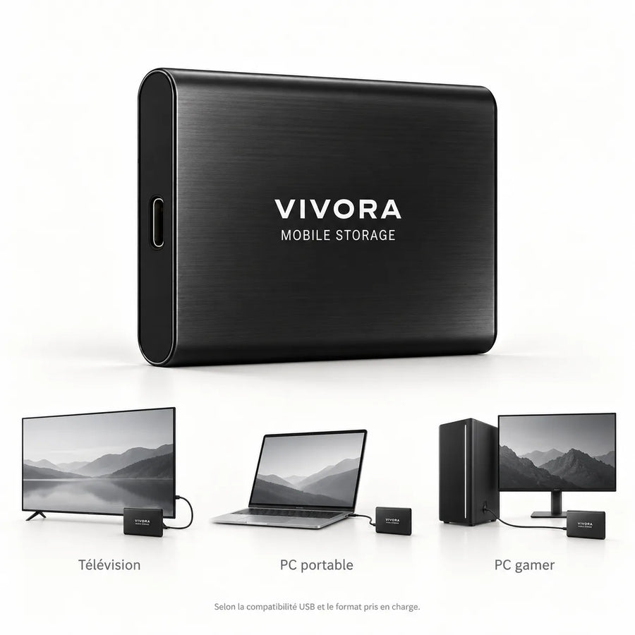 Vivora VaultSSD™ – SSD externe USB-C